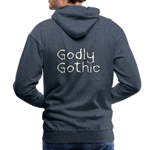 Load image into Gallery viewer, "SlipNot" Men’s Premium Hoodie - heather denim