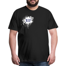 Load image into Gallery viewer, "RIP" Men's Premium Navy Blue T-Shirt - black