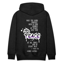 Load image into Gallery viewer, "RIP" Bella + Canvas Unisex Full Zip Hoodie - charcoal grey