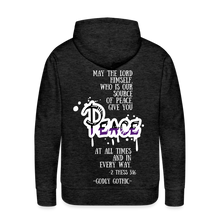 Load image into Gallery viewer, "RIP" Bella + Canvas Unisex Full Zip Hoodie - charcoal grey