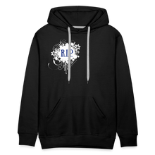 Load image into Gallery viewer, "RIP" Men's Premium Royal Blue Hoodie - black
