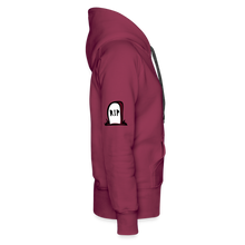 Load image into Gallery viewer, "RIP" Women's Premium Maroon Hoodie - burgundy