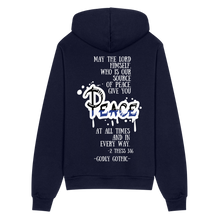 Load image into Gallery viewer, "RIP" Bella + Canvas Unisex Full Zip Hoodie Blue - navy