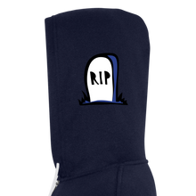 Load image into Gallery viewer, "RIP" Bella + Canvas Unisex Full Zip Hoodie Blue - navy