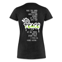 Load image into Gallery viewer, "RIPeace" Women's Premium T-Shirt Green - charcoal grey