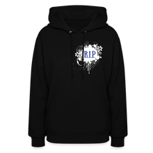 Load image into Gallery viewer, "RIP" Women's Hoodie | Jerzees 996 Royal Blue - black