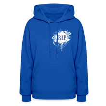 Load image into Gallery viewer, &quot;RIP&quot; Women&#39;s Hoodie | Jerzees 996 Royal Blue - royal blue