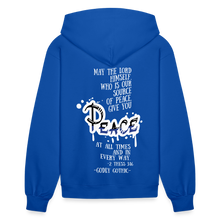 Load image into Gallery viewer, "RIP" Women's Hoodie | Jerzees 996 Royal Blue - royal blue
