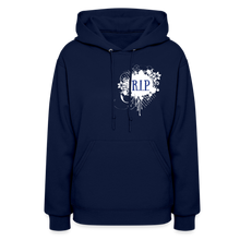 Load image into Gallery viewer, "RIP" Women's Hoodie | Jerzees 996 Royal Blue - navy