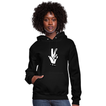 Load image into Gallery viewer, "RIPeace" Women's Hoodie | Jerzees 996 - black