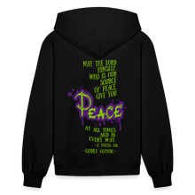Load image into Gallery viewer, "RIP" Women's Hoodie | Jerzees 996 Purple/Green - black