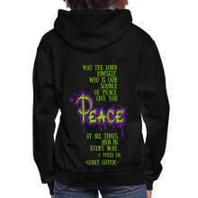 Load image into Gallery viewer, "RIP" Women's Hoodie | Jerzees 996 Purple/Green - black