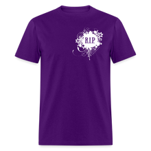 Load image into Gallery viewer, "RIP" Unisex Classic T-Shirt Purple Accent - purple
