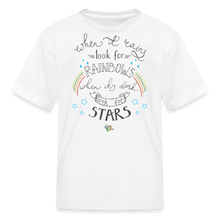 Load image into Gallery viewer, "When It Rains" Kids' T-Shirt - white