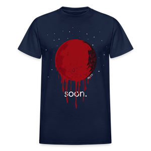 "Blood Moon" Ultra Cotton Adult T-Shirt - navy