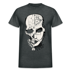 "Peculiar" Ultra Cotton Adult T-Shirt Black Outline - deep heather