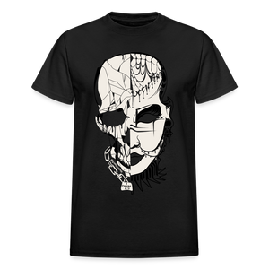 "Peculiar" Ultra Cotton Adult T-Shirt Black Outline - black