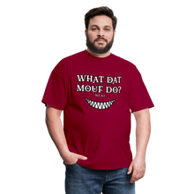 Load image into Gallery viewer, "What Dat Mouf Do" Unisex Classic T-Shirt - dark red