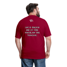 Load image into Gallery viewer, "What Dat Mouf Do" Unisex Classic T-Shirt - dark red