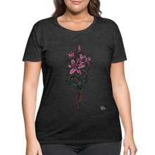 Load image into Gallery viewer, "Lily Among Thorns" Women’s Curvy T-Shirt - deep heather