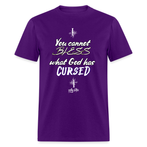 "What God Has Cursed" Unisex Classic T-Shirt - purple
