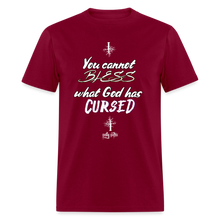 Load image into Gallery viewer, &quot;What God Has Cursed&quot; Unisex Classic T-Shirt - burgundy