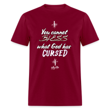 Load image into Gallery viewer, "What God Has Cursed" Unisex Classic T-Shirt - burgundy
