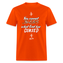 Load image into Gallery viewer, &quot;What God Has Cursed&quot; Unisex Classic T-Shirt - orange