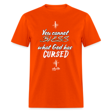 Load image into Gallery viewer, "What God Has Cursed" Unisex Classic T-Shirt - orange