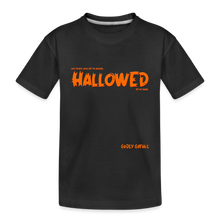 Load image into Gallery viewer, "Hallowed" Toddler Premium Organic T-Shirt - black