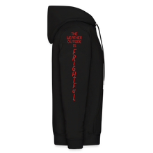 Load image into Gallery viewer, "End Times" Christmas Hoodie - Special Candy Cane Edition - black