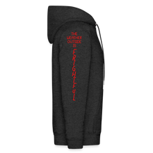 Load image into Gallery viewer, "End Times" Christmas Hoodie - Special Candy Cane Edition - charcoal grey