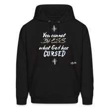 Load image into Gallery viewer, &quot;What God Has Cursed&quot; Hoodie - black