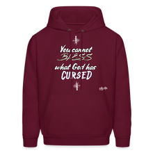 Load image into Gallery viewer, &quot;What God Has Cursed&quot; Hoodie - burgundy