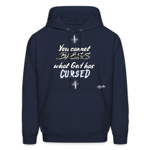Load image into Gallery viewer, &quot;What God Has Cursed&quot; Hoodie - navy