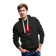 Load image into Gallery viewer, "Blood Moon" Men’s Premium Hoodie - charcoal grey