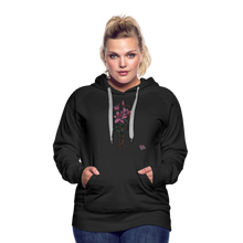 Load image into Gallery viewer, "Lily Among Thorns" Women’s Premium Hoodie - black