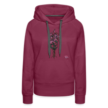 Load image into Gallery viewer, "Lily Among Thorns" Women’s Premium Hoodie - burgundy
