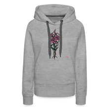 Load image into Gallery viewer, "Lily Among Thorns" Women’s Premium Hoodie - heather grey