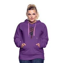 Load image into Gallery viewer, "Lily Among Thorns" Women’s Premium Hoodie - purple