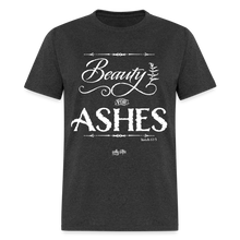 Load image into Gallery viewer, "Beauty for Ashes" Unisex Classic T-Shirt - heather black