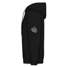 Load image into Gallery viewer, "End Times" Christmas Hoodie - Silver Print - black