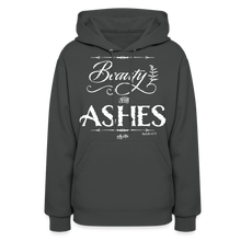Load image into Gallery viewer, "Beauty for Ashes" Women's Hoodie - asphalt