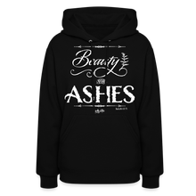 Load image into Gallery viewer, "Beauty for Ashes" Women's Hoodie - black