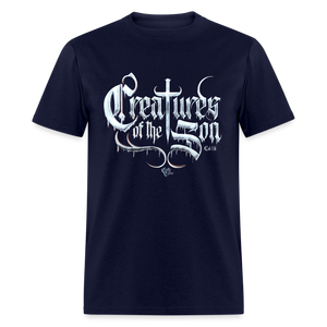 "Creatures" Unisex Classic T-Shirt - navy