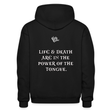 Load image into Gallery viewer, "What Dat Mouf Do" Gildan Heavy Blend Adult Hoodie - black