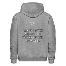 Load image into Gallery viewer, "What Dat Mouf Do" Gildan Heavy Blend Adult Hoodie - graphite heather