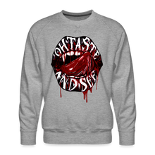 Load image into Gallery viewer, "Taste Him" Men’s Premium Sweatshirt - heather grey