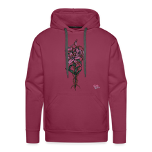 Load image into Gallery viewer, "Lily Among Thorns" Men's Premium Hoodie - burgundy
