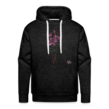 Load image into Gallery viewer, "Lily Among Thorns" Men's Premium Hoodie - charcoal grey